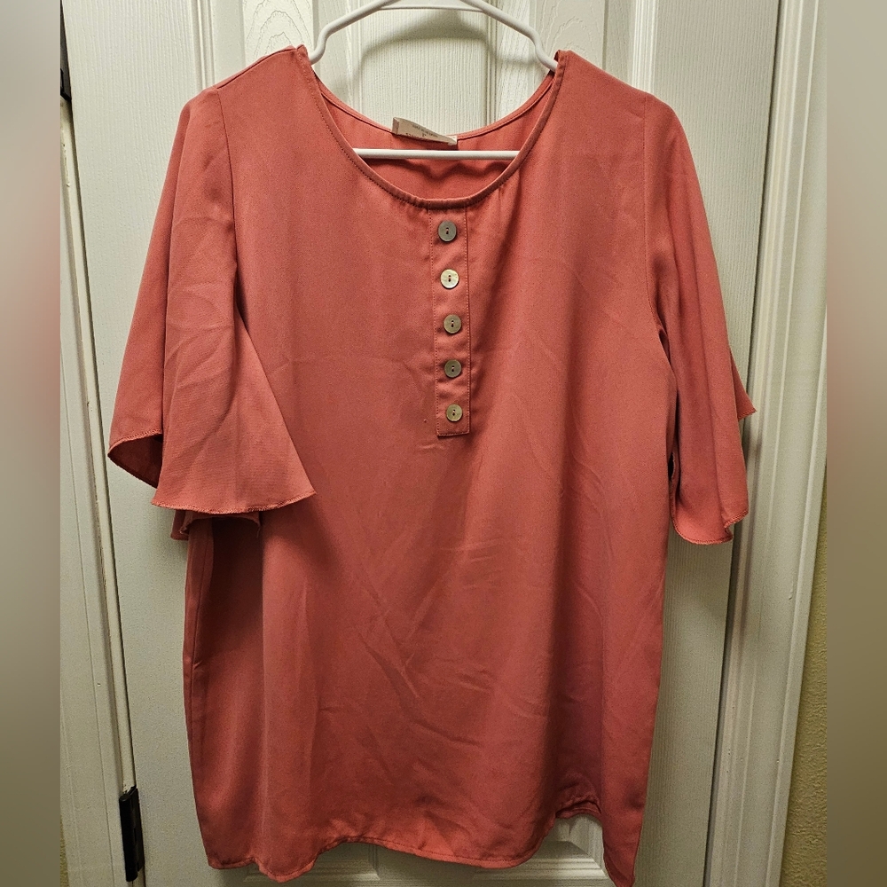 Zenana Coral Shirt